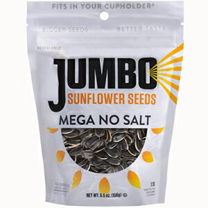 ܥեɥҥޥμᥬΡȡ5.5󥹡12ѥå JUMBO SUNFLOWER SEEDS, Mega No Salt, 5.5-Ounce (Pack of 12)