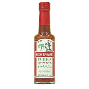 uV uEY vbJ zbgybp[\[XA5.0IX Busha Brownes Pukka Hot Pepper Sauce, 5.0 Ounce