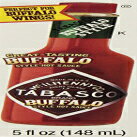 タバスコブランド ホットペッパーソース バッファローウィングスタイル 5オンスボトル（3個パック） Tabasco Brand, Hot Pepper Sauce, Buffalo Wing Style, 5oz Bottle (Pack of 3)