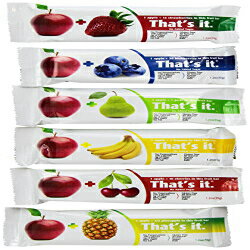 That's it Super Sampler, Pack of 12, (2 Apple+Blueberry, 2 Apple+Strawberry, 2 Apple+Pineapple, 2 Apple+Pear, 2 Apple+Cherry, 2 Apple Banana)