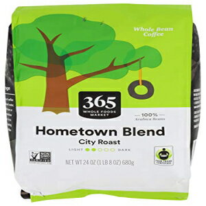 楽天Glomarket365 by Whole Foods Market、コーヒー ホームタウン ブレンド 全豆、24 オンス 365 by Whole Foods Market, Coffee Hometown Blend Whole Bean, 24 Ounce