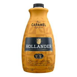 クラシック キャラメル カフェ ソース by Hollander Chocolate Co. | ネット重量。91オンス / 64液量オンス 大きなボトル | ポンプは含まれていません Classic Caramel Café Sauce by Hollander Chocolate Co. | Net Wt. 91oz / 64 fl Oz.