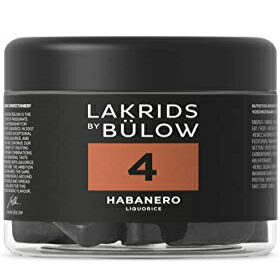 5.29 オンス (1 個パック)、Lakrids by Bülow NO. 4 ハバネロ 150g - デンマーク菓子 リコリス 5.29 Ounce (Pack of 1), Lakrids by Bülow NO. 4 Habanero 150g- Danish Confectionery Licorice