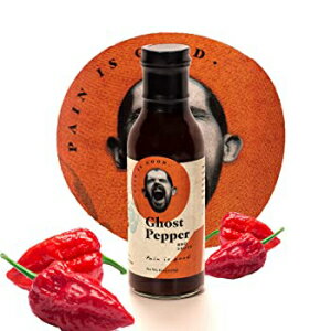 Pain is Good - S[Xgybp[ BBQ \[X - 15.5 IX̃{g ??- č - - Ƒ - ׂēVRgpAʂ - 1 pbN Pain is Good - Ghost Pepper BBQ Sauce - 15.5oz Bottle - Made in USA - - F