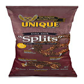 Unique Pretzels, エクストラ ダーク スプリット プレッツェル、11 オンス、(6 袋) Unique Pretzels, Extra Dark Splits Pretzels, 11 oz, (6 Bags)