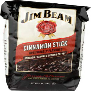 楽天GlomarketJim Beam シナモンスティック フレーバーグラウンドコーヒー、2 袋 （各 12 オンス） Jim Beam Cinnamon Stick Flavored Ground Coffee, 2 bags （12 oz ea.）