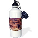 3dRoseグランドキャニオンパート2スポーツウォーターボトル、21オンス、ホワイト 3dRose Grand Canyon Part 2 Sports Water Bottle, 21 oz, White