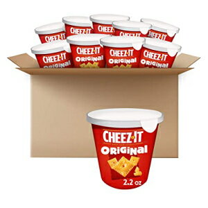 楽天GlomarketCheez-It チーズクラッカー、ベイクドスナッククラッカー、オフィスおよびキッズスナック、オリジナル、22オンスケース （10カップ） Cheez-It Cheese Crackers, Baked Snack Crackers, Office and Kids Snacks, Original, 22oz Case （10 Cups）