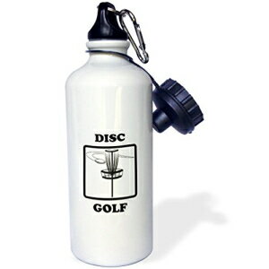 3dRose wb_149827_1 fBXN St X|[c EH[^[ {gA21 IXAzCg 3dRose wb_149827_1 Disc Golf Sports Water Bottle, 21 oz, White