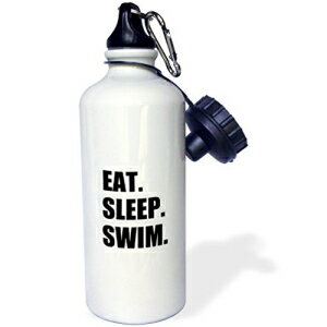 3dRose wb_180447_1 Eat Sleep Swimming Enthusiast-Swimmer Passion-Black Text X|[c EH[^[{gA21 IXA}`J[ 3dRose wb_180447_1 Eat Sleep Swimming Enthusiast-Swimmer Passion-Black Text Sports Water Bottle, 21oz,