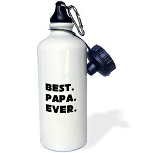 3dRose wb_192745_1 Best Papa Ever Sports EH[^[{gA21 IXA}`J[ 3dRose wb_192745_1 Best Papa Ever Sports Water Bottle, 21 oz, Multicolor
