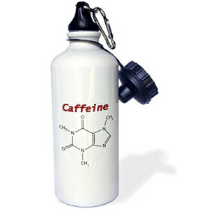 3d[ỸJtFCqB- X|[cEH[^[{gA21IX (wb_193473_1)A21IXA}`J[ 3dRose Caffeine Molecule. -Sports Water Bottle, 21oz (wb_193473_1), 21 oz, Multicolor