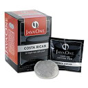 Java One 30400 コーヒーポッド、エステートコスタリカブレンド、シングルカップ、14/箱 Java Trading Co. Java One 30400 Coffee Pods, Estate Costa Rican Blend, Single Cup, 14/Box