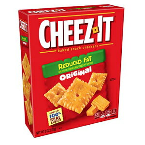 Cheez-It チーズクラッカー、ベイクドスナッククラッカー、オフィスおよびキッズスナック、脂肪低減オリジナル、4.5ポンドケース (12箱) Cheez-It Cheese Crackers, Baked Snack Crackers, Office and Kids Snacks, Reduced Fat Original, 4.5lb Case