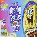 スポンジ・ボブ スクエアパンツ グミ クラビー パティ カラー キャンディー 2.54 オンス ボックス (12 個パック) SpongeBob SquarePants Gummy Krabby Patties Colors Candy 2.54 Ounce Box (Pack of 12)