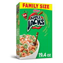 楽天GlomarketKellogg's Apple Jacks 朝食シリアル、8 種類のビタミンとミネラル、キッズスナック、ファミリーサイズ、オリジナル、19.4 オンスボックス （1 ボックス） Kellogg's Apple Jacks Breakfast Cereal, 8 Vitamins and Minerals, Kids Snacks, Family