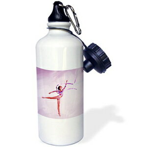 3dRose wb_3130_1 ̑GNTTCY X|[c EH[^[{gA21 IXAzCg 3dRose wb_3130_1 Gymnastic Exercise Sports Water Bottle, 21 oz, White