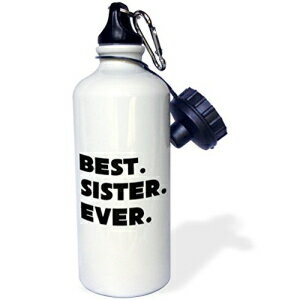 3dRose wb_192746_1 Best Sister Ever X|[c EH[^[{gA21 IXA}`J[ 3dRose wb_192746_1 Best Sister Ever Sports Water Bottle, 21 oz, Multicolored