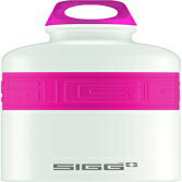 Sigg CYD ԥ奢å ܥȥ롢ۥ磻/ԥ󥯡0.6 L Sigg CYD Pure Touch Water Bottle, White/Pink, 0.6 L
