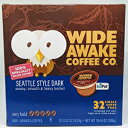 楽天GlomarketワイドアウェイクシアトルダークコーヒーKカップ Wide Awake Coffee Wide Awake Seattle Dark Coffee K-Cups