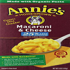 Annie's Homegrown igE i` }Jj Ah `[YA6 IX (12 pbN) Annie's Homegrown Low Sodium Natural Mac And Cheese, 6-ounces (Pack of12)
