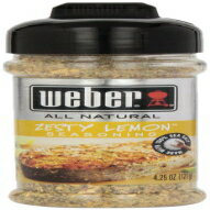 Weber OV[YjO [XeBA4.25IX (4pbN) Weber Grill Seasoning Zesty Lemon, 4.25 Ounce (Pack of 4)