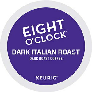 Eight O'Clock Coffee ダークイタリアンロースト Kカップ - 144個ボックス Eight O'Clock Coffee Dark Italian Roast K-Cups - 144 Count Box