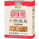 Bionaturae Elbows グルテンフリー パスタ | 米とレンズ豆のエルボーパスタ | 非遺伝子組み換え | 低炭水化物 | コーシャ | USDA認定オーガニック | イタリア製 | 12オンス Bionaturae Elbows Gluten-Free Pasta | Rice and Lentil Elbows