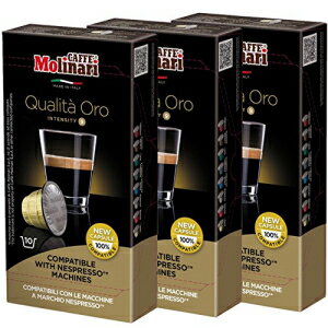 モリナーリ イテプレッソ オロ 100カウント イタリア輸入エスプレッソ ネスプレッソ互換品 Molinari itespresso Oro 100 Count Imported Italian espresso Nespresso compatible
