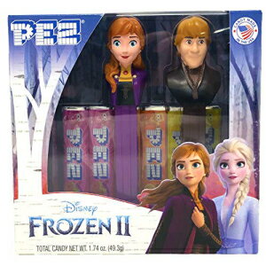 Pez Candy Frozen 2 ツインパック – アナとクリストフのディスペンサー、フルーツキャンディロール盛り合わせ付き Pez Candy Frozen 2 Twin Pack – Anna and Kristoff Dispensers with Assorted Fruit Candy Rolls
