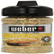 Weber O V[YjO [XeB A2.5000 IX (6 pbN) Weber Grill Seasoning Zesty Lemon, 2.5000-ounces (Pack of6)