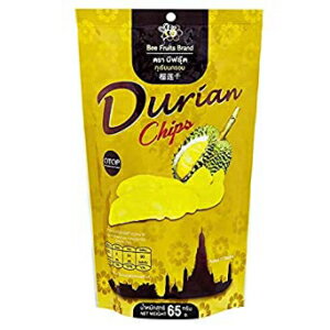 ビーフルーツ-ドリアンチップス、タイスナック2.3オンスバッグ Bee Fruits-Durian Chips, Thai Snack 2.3 Ounce Bag