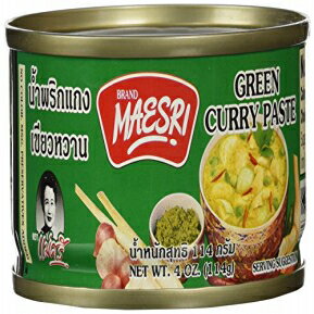 Maesri グリーンカレーペースト、4オンス Maesri Green Curry Paste, 4-Ounce