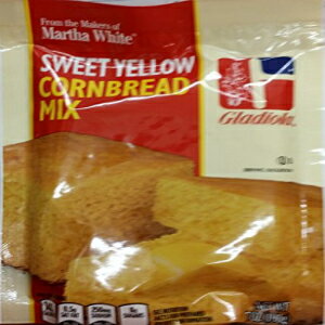 Gladiola Martha ホワイト スイート イエロー コーンブレッド ミックス 6 オンス (6 個パック) Gladiola Martha White Sweet Yellow Cornbread Mix 6 Oz (Pack of 6)