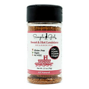 Vv K[ XEB[g & zbg CWAi V[YjO (2.5 IX) Simple Girl Sweet & Hot Louisiana Seasoning (2.5 oz)