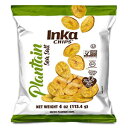 Inka Crops インカチップス 海塩プランテンチップス 4オンス (12個パック) Inka Crops Inka Chips, Seasalt Plantain Chips, 4 Ounce (Pack of 12)