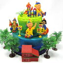 楽天GlomarketCaillou 誕生日ケーキトッパーセット Caillou とその友人たちと装飾テーマのアクセサリーが特徴です Caillou Birthday Cake Topper Set Featuring Caillou and Friends with Decorative Themed Accessories