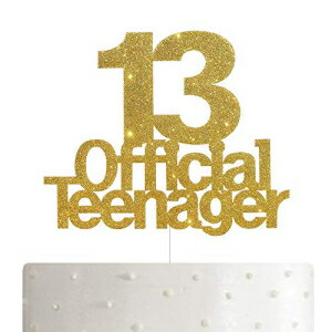 ALPHA K 13եƥ󥨥㡼ȥåѡ13ФȥåѡץߥॴɥåդСǡѡƥǥ졼 ALPHA K 13 Official Teenager Cake Topper, 13th Birthday Cake Topper,...
