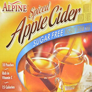 アルパイン スパイス アップルサイダー 無糖 10個パック Alpine Spiced Apple Cider Sugar Free-10 pack