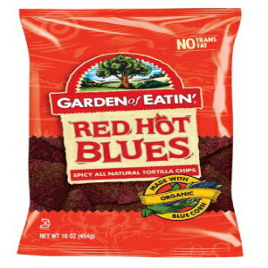 K[f Iu C[eB bh zbg u[X R[ geB[ `bvXA16 IX (12 pbN) Garden of Eatin' Red Hot Blues Corn Tortilla Chips, 16 Ounce (Pack of 12)