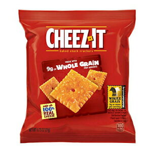 Cheez-It ベイクド スナック チーズ クラッカー、9g 全粒粉使用、0.75 オンス (175 枚) Cheez-It Baked Snack Cheese Crackers, made with 9g Whole Grain, .75oz (175 count)