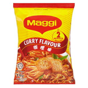 マギー 2分ヌードル カレー味 79g 8個入 (79g x 8) Maggi 2 Minute Noodles Curry Flavour - 79g - Pack of 8 (79g x 8)