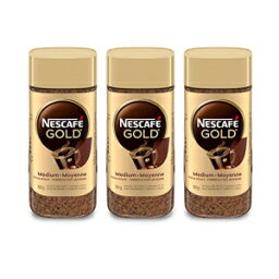 ネスカフェ ゴールド ミディアムロースト インスタントコーヒー 100g 瓶 NESCAFÉ Gold Medium Roast Instant Coffee, 100g Jar