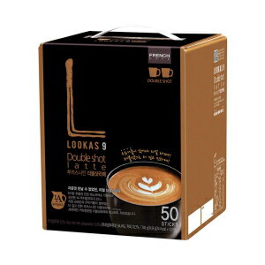 楽天Glomarket1、南陽 LOOKAS 9 ダブルショットラテ インスタントコーヒー 14.9g （50本入） 루카스나인 라떼 1, Namyang Lookas 9 Double Shot Latte Instant Coffee 14.9g （Pack of 50） 루카스나인 라떼