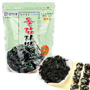 海苔フレーク - プレミアム韓国焼き海苔味付けパラエキムノリふりかけスナック 김 자반 ファミリーパック (4 パック x 2.12 オンス) - 100 天然 真空パック Laver Bits Flakes - Premium Korean Roasted Seaweed Seasoned Parae Gim Nor