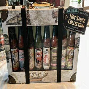Dat'l Do It O[o RNV zbg\[X MtgZbg (8 {g oGeBpbN X[cP[X) Dat'l Do It Global Collection Hot Sauce Gift Set (8-Bottle Variety Pack Suitcase)