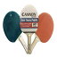 キャノンスポーツ卓球のラケットソフトラバーフェイス、ブルー/オレンジ Cannon Sports Table Tennis Paddle Soft Rubber Face, Blue/Orange
