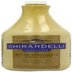 ギラデリ チョコレート風味ソース、クラシック ホワイト チョコレート、89.4 オンス容器 Ghirardelli Chocolate Flavored Sauce, Classic White Chocolate, 89.4 - Ounce Container