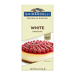 Mf v~A x[LO o[A4 (12 pbN)AIX zCg `R[g 48 IX Ghirardelli Premium Baking Bar, 4 (Pack of 12), Oz White Chocolate 48 Ounce