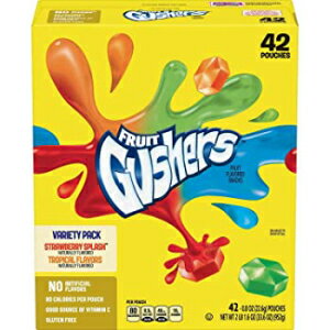 フルーツ フルーツ フルーツ ガッシャーズ バラエティパック ストロベリー スプラッシュ & トロピカル (42 ct.) A1 Fruit Fruit Fruit Gushers Variety Pack, Strawberry Splash & Tropical (42 ct.) A1